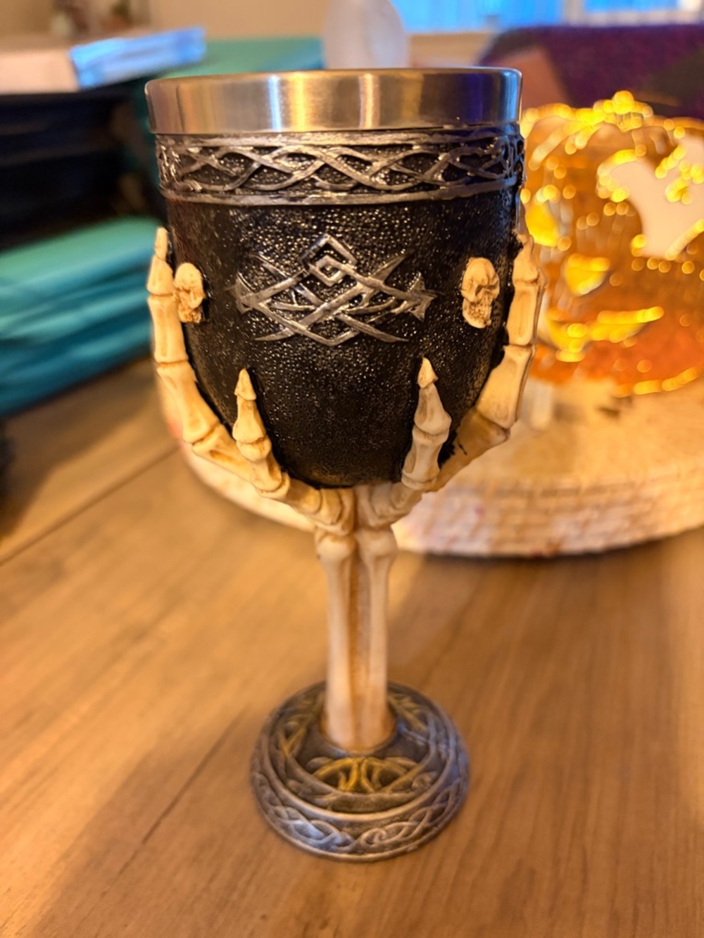 Halloween Decor with Pumpkin Treat Bowl and Light Up Ghost - Picture 6 of 11